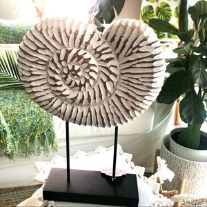 New! Tall Nautilus Seashell Art